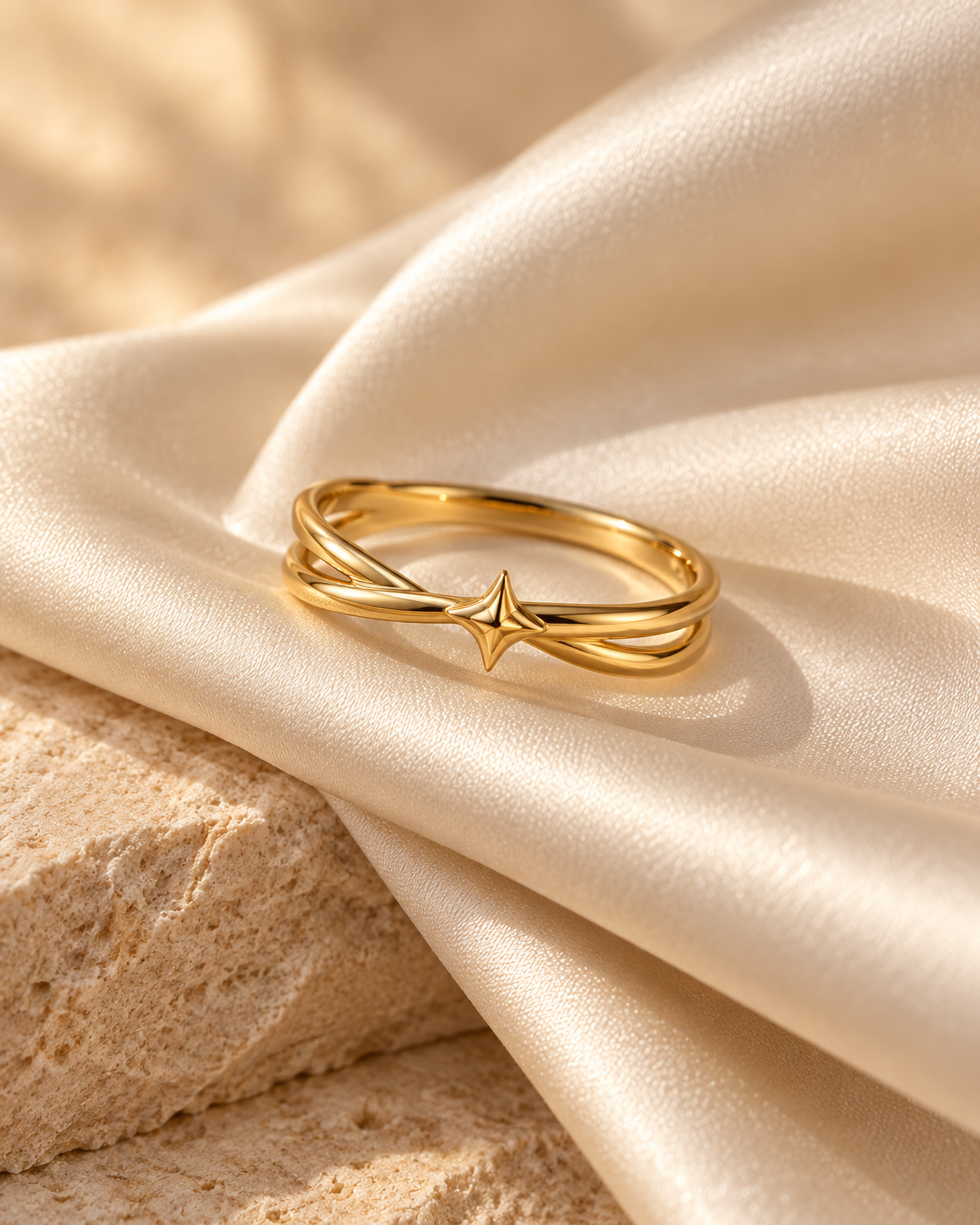 Starlight Double Band Ring