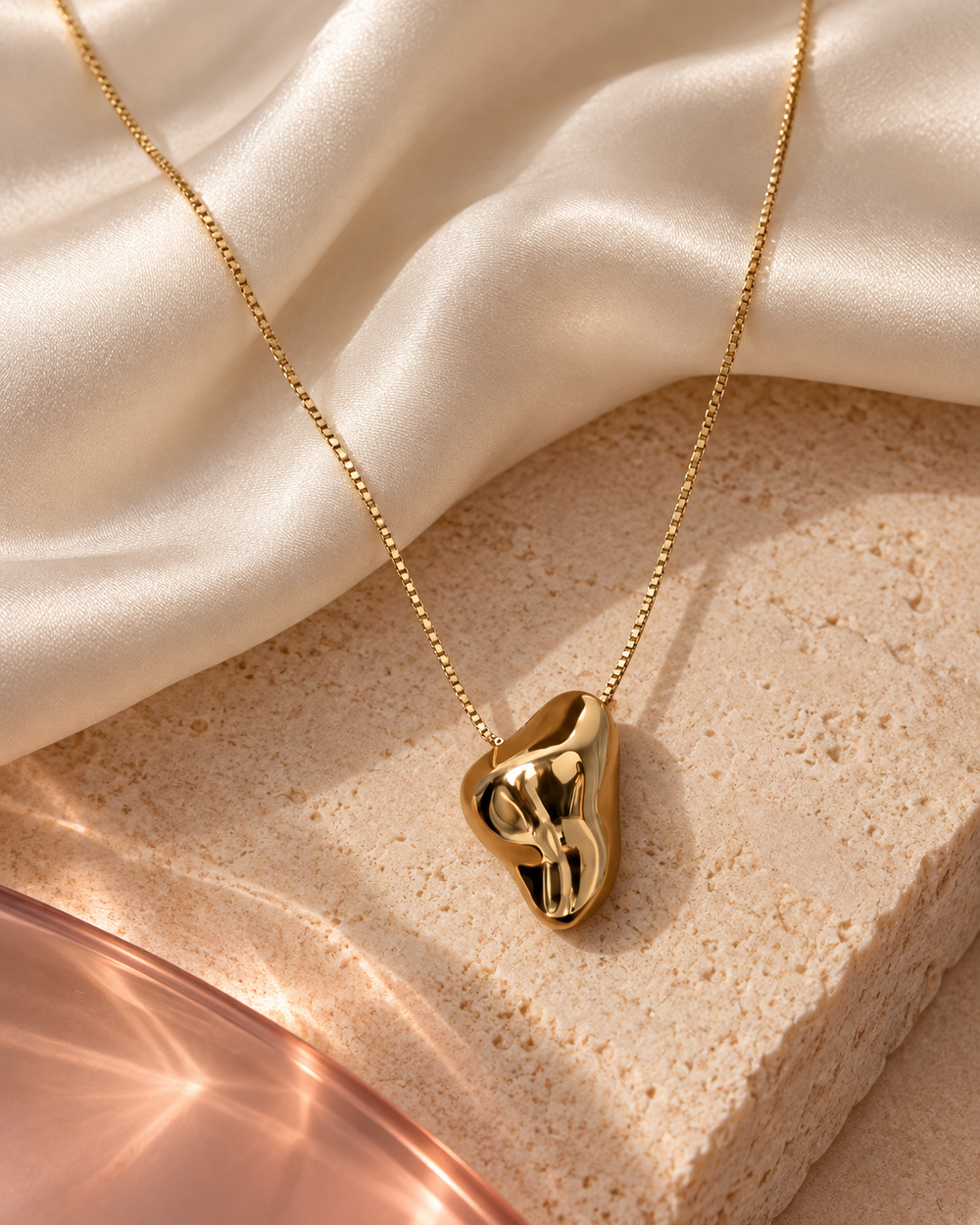 Petite Form Pendant Necklace
