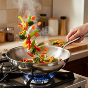 Ceylon Titanium Wok & Deep Pan Bundle 8