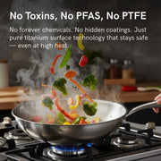 Ceylon Titanium Sauté Pan — Dual Handle 4