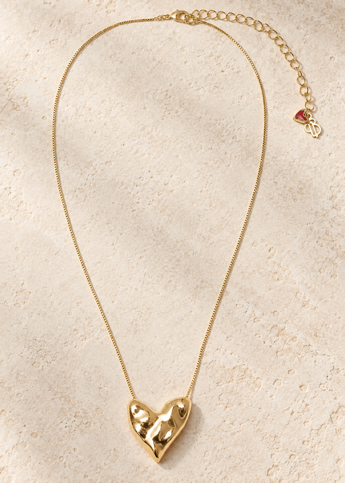 Amora Heart Necklace — Gold