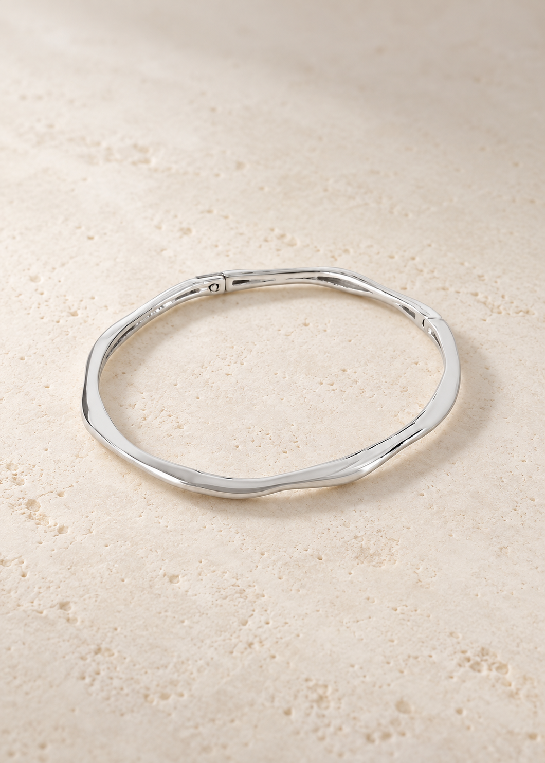 Stillness Cuff Bracelet — Silver